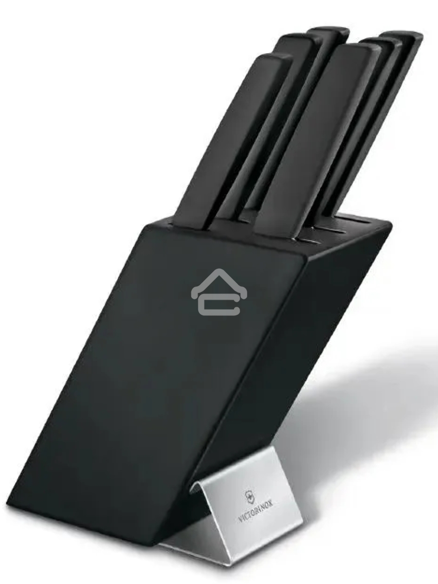 Набор ножей кухон. Victorinox Swiss Modern Cutlery Block (6.7186.63) компл.:6предм. черный карт.коробка