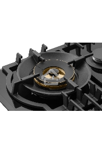 Газовая панель Weissgauff HGG 6441 BG Brass независимая, черный