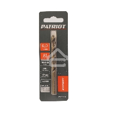 Сверло PATRIOT EXPERT по металлу, Р6М5К5, 6,0 мм, 1 шт в блистере