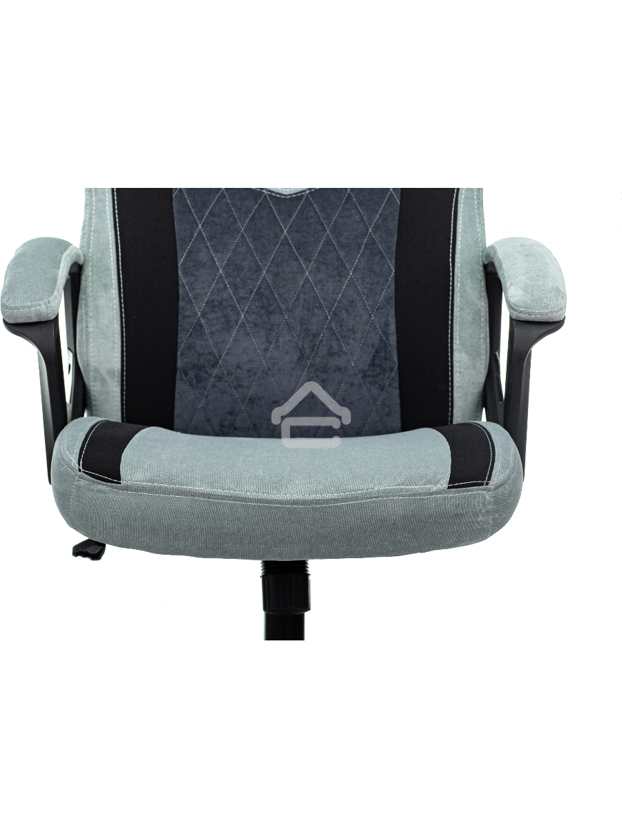 Кресло игровое Бюрократ VIKING 6 KNIGHT BL FABRIC синий, крестовина металл/пластик