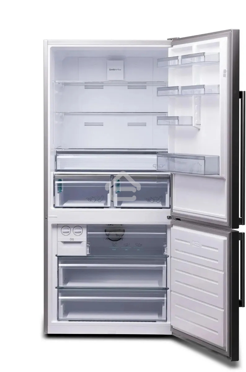 Холодильник Sharp SJ653GHXI52R серебристый двухкамерный 400/164 л морозилка снизу, No Frost