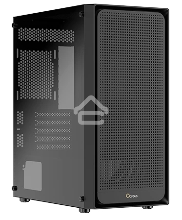 Компьютерный корпус Ocypus Gaммa C50 без БП черный (Gaммa-C50-BKG000XX-GL)
