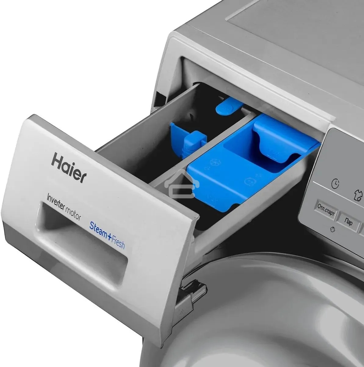 Стиральная машина Haier HW60-BP12929BSE серебристый загр. фронтальная макс.: 6 кг 1200об/мин класс: А+++