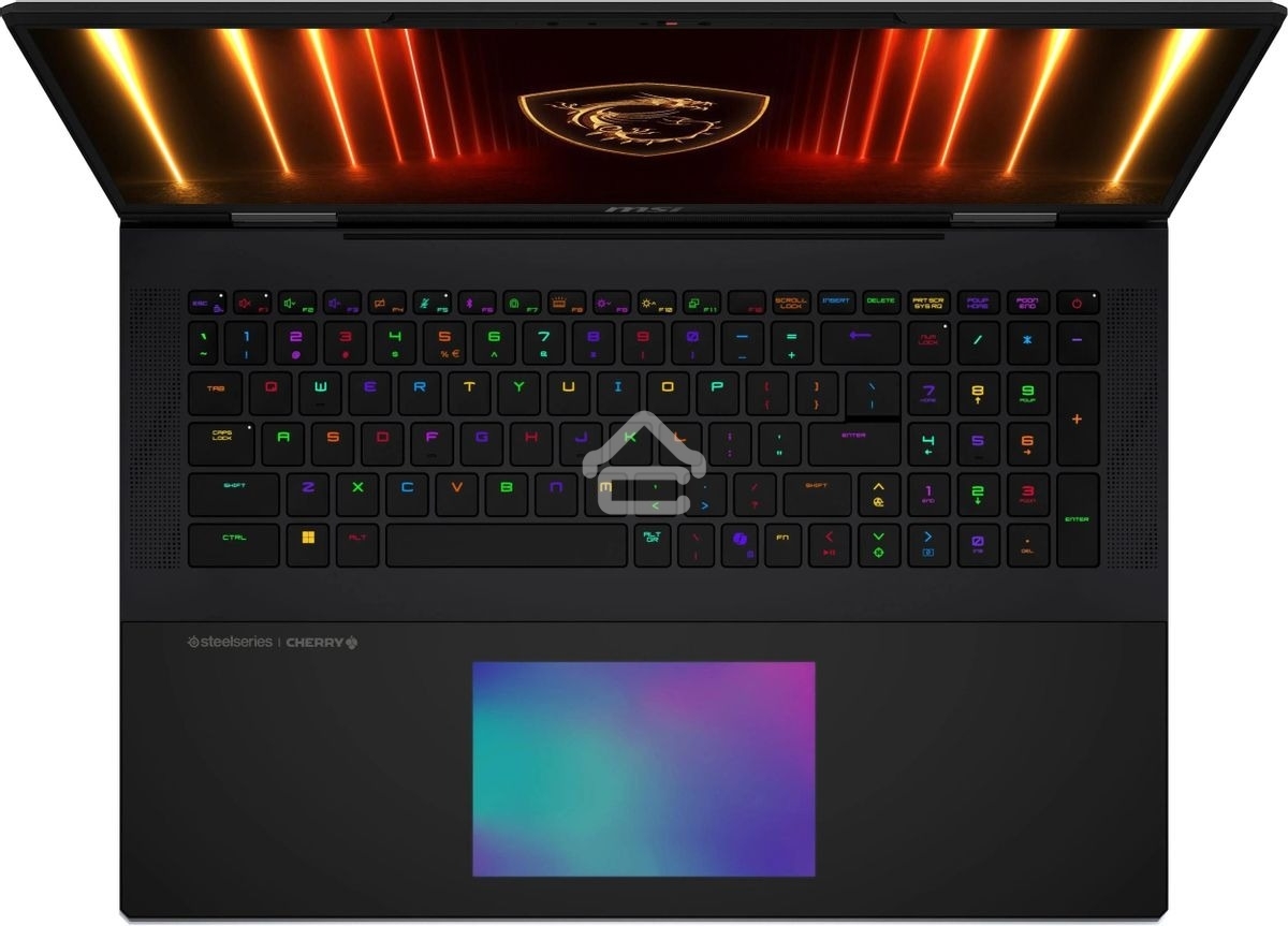 Ноутбук MSI Titan 18 HX AI A2XWJG-206RU черный Core Ultra 9 285HX 64Gb SSD4Tb NVIDIA GeForce RTX 5090 для ноутбуков 24Gb 18