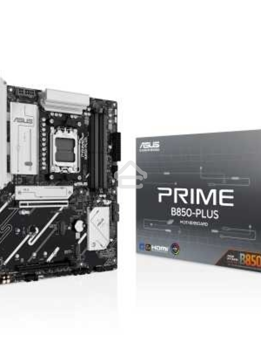 Материнская плата ASUS PRIME B850-PLUS, AM5, AMD B850, 4xDDR5, 4xSATA, 3xM.2, 1xPCIe 5.0 x16, 1xPCIe 4.0 x16, 1xDP, 1xHDMI, 1x2.5Gb LAN, 4xUSB-A 10Gbps, 1xUSB-C 10Gbps, 2xUSB-A 5Gbps, 2xUSB-A 2.0, 3x3.5 мм, 7.1, ATX