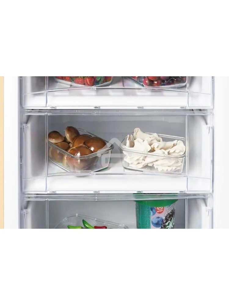 Холодильник Nordfrost NRB 152 ME бежевый мрамор двухкамерный 205/115 л морозилка снизу, капельная система