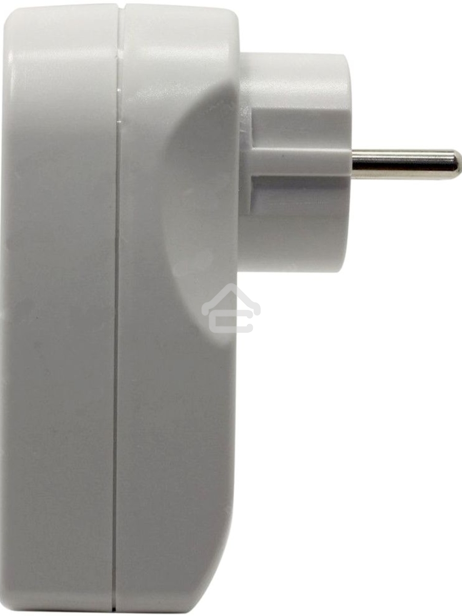 Сетевой адаптер СТАРТ SA1-ZD-2USB, 1 розетка, до 16А, 2 USB порта 2,5А, заземление, защитные шторки от детей, IP20, белый