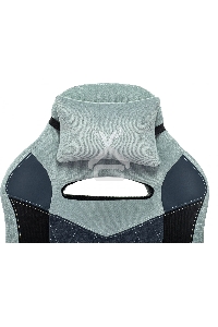 Кресло игровое Бюрократ VIKING 6 KNIGHT BL FABRIC синий, крестовина металл/пластик