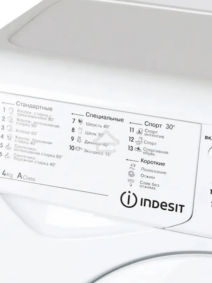 Стиральная машина Indesit IWUD 4085 белый, загрузка фронтальная 4 кг, 800 об/мин., класс: А
