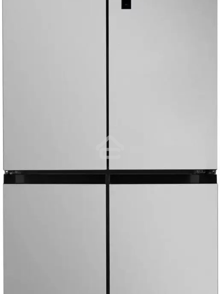 Холодильник LEX LCD450XID серебристый трехкамерный 288/129л морозилка снизу Side-by-Side
