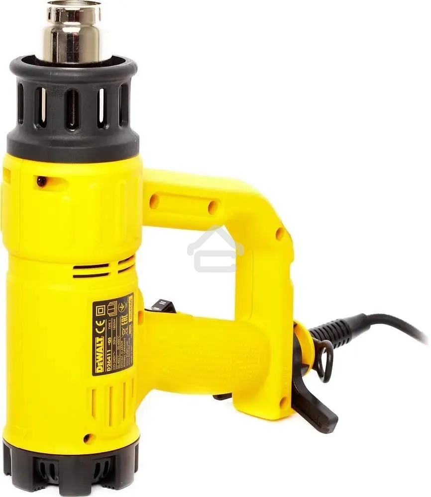 Фен технический DeWalt D264142000Вт 50-600С 650л/мин + насадки
