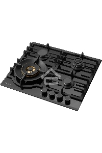 Газовая панель Weissgauff HGG 6441 BG Brass независимая, черный