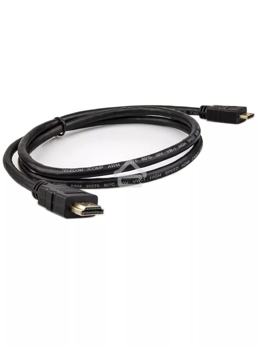 Кабель HDMI-19M --- MiniHDMI-19M ver 2.0+3D/Ethernet,1m Telecom <TCG205-1M> Кабель HDMI-19M --- MiniHDMI-19M ver 2.0+3D/Ethernet,1m Telecom <TCG205-1M>
