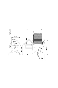 Кресло руководителя Бюрократ KB-6N/SL/B/TW-11 TW-01 TW-11 черный, сетка, крестовина хром