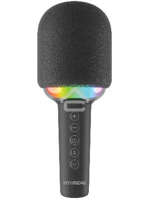 Микрофон беспроводной Hyundai H-MIC100 черный