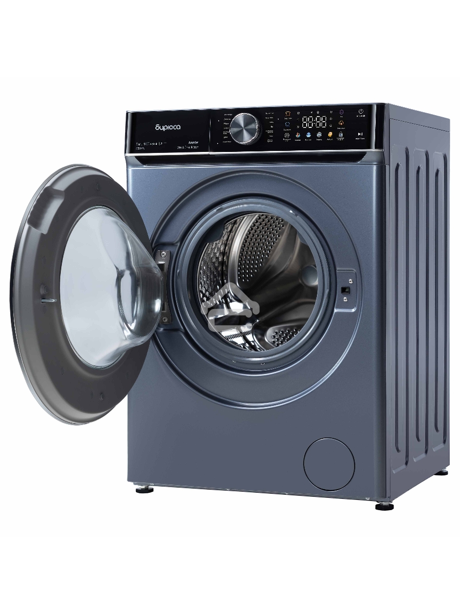 Стиральная машина Бирюса WM-SC914/15 W перламутровый синий, загрузка фронтальная 9 кг, 1400 об/мин, класс А+++