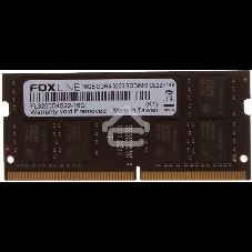 Оперативная память Foxline, DDR4, 16GB (1x16 GB), 3200 MHz, CL22, SO-DIMM