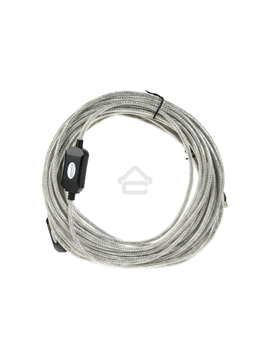 Кабель удлинитель Aopen активный ACU823-15M , USB2.0-repeater AM/AF 15м