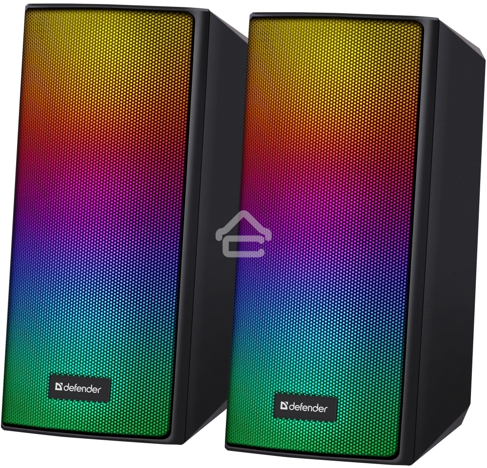 Акустическая 2.0 система Defender Spitfire black (6Вт, питание от USB, bluetooth) (65047)