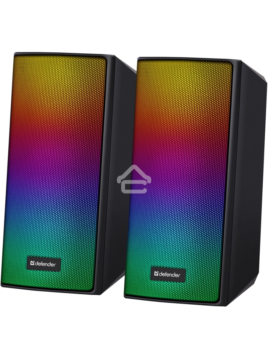 Акустическая 2.0 система Defender Spitfire black (6Вт, питание от USB, bluetooth) (65047)