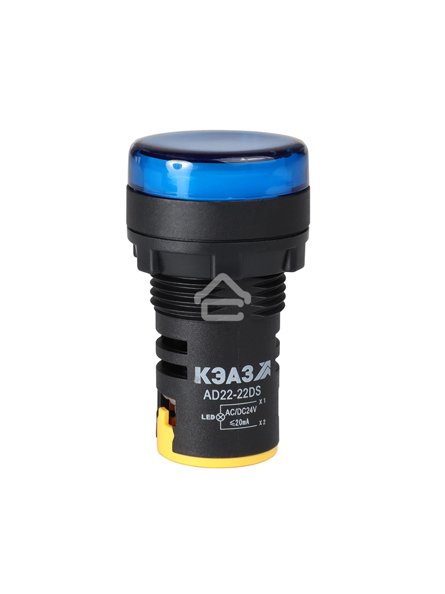 Лампа AD22DS(LED) матрица 22мм 230В син. КЭАЗ 238571