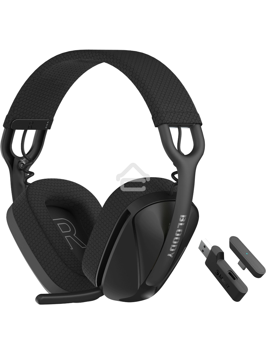 Наушники с микрофоном A4Tech Bloody GR280 Sports черный мониторные оголовье