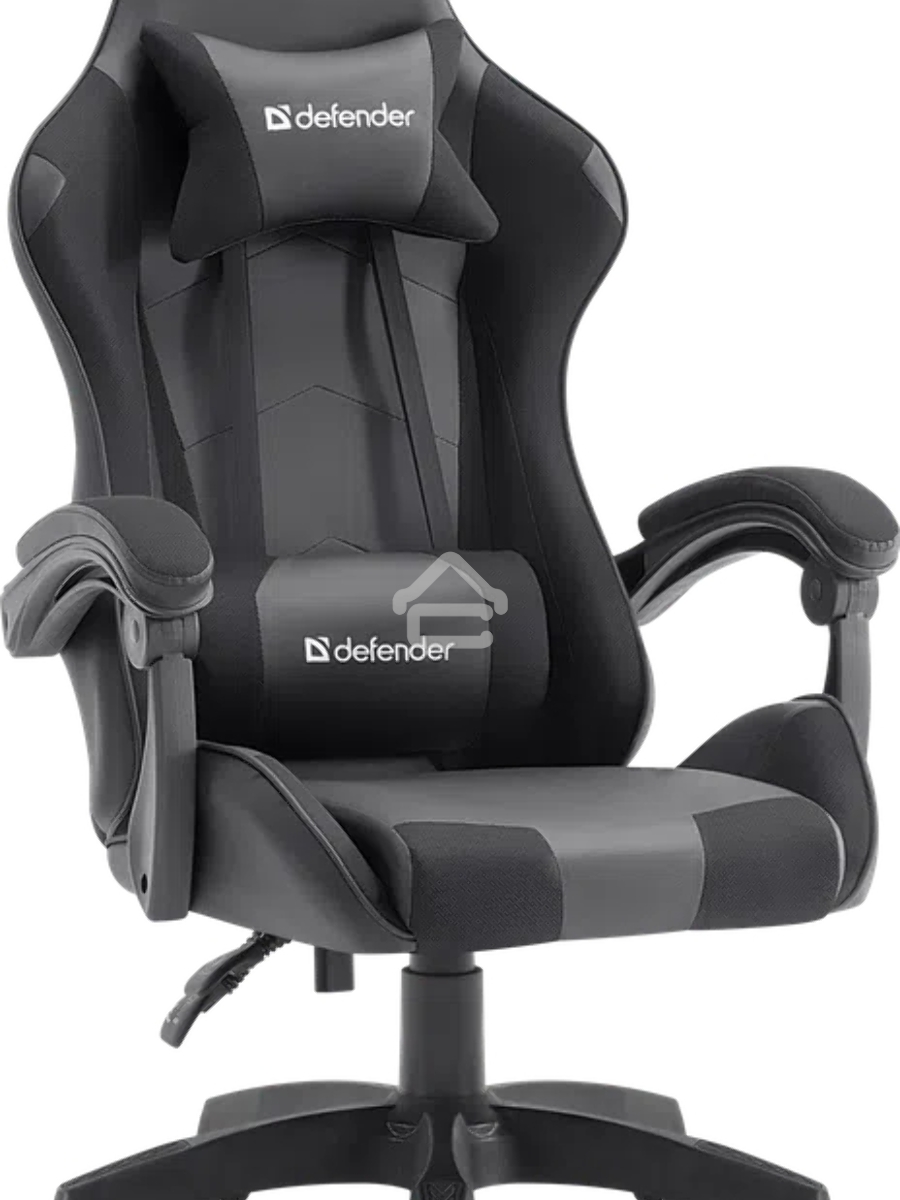 Кресло игровое Defender OKAS BLACK/GREY PU