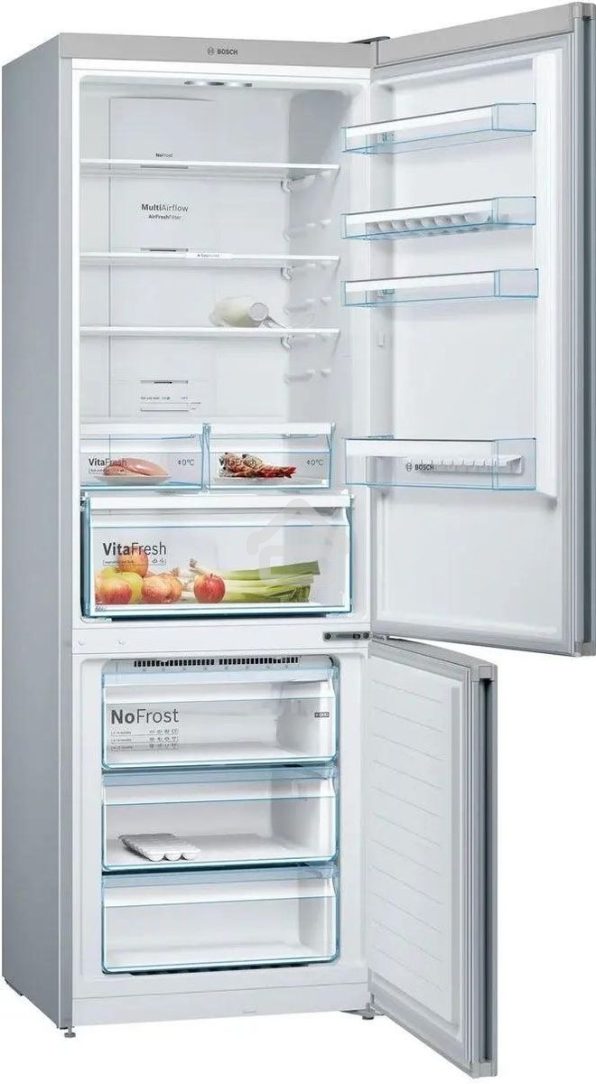Холодильник Bosch KGN49XL30U нержавеющая сталь двухкамерный 330/105л морозилка снизу, No Frost