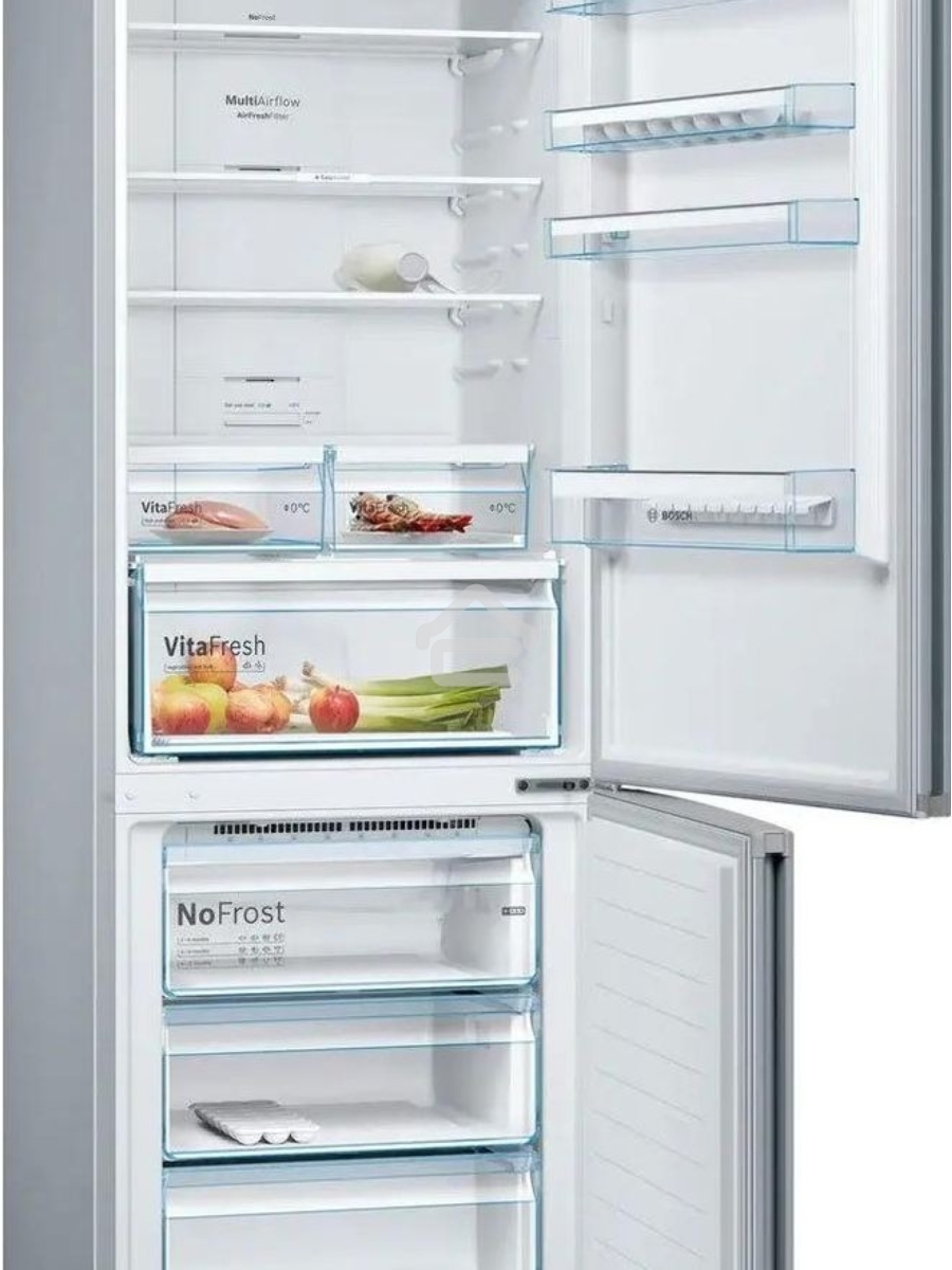 Холодильник Bosch KGN49XL30U нержавеющая сталь двухкамерный 330/105л морозилка снизу, No Frost