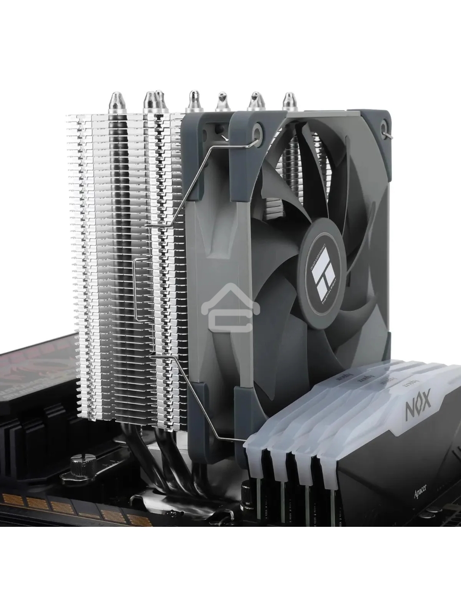 Устройство охлаждения(кулер) Thermalright Assassin Spirit 120 Soc-AM5/AM4/1151/1200/1700 черный 4-pin 25.6dB Al+Cu 900gr Ret (AS120-EVO)