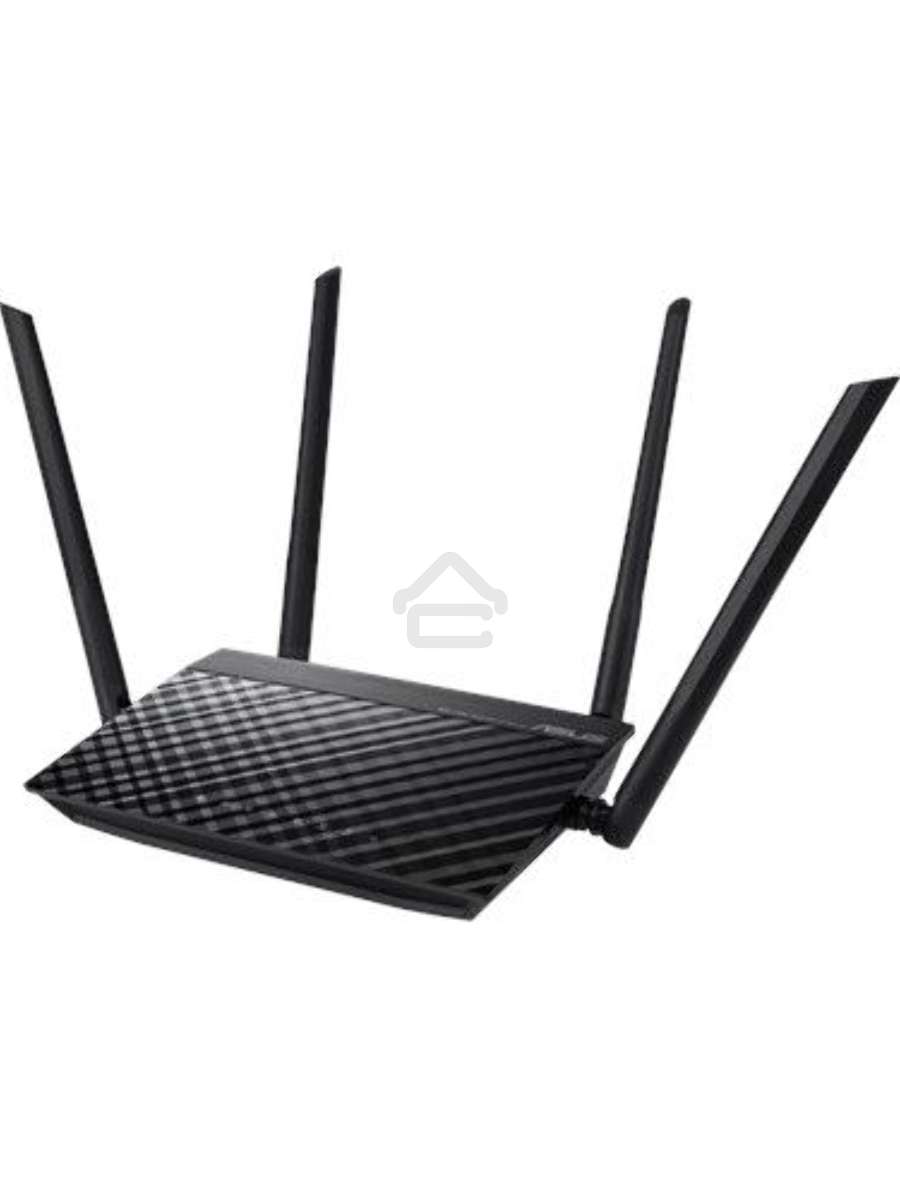 Маршрутизатор беспроводной Asus RT-AC1200 10/100BASE-TX черный (Dual Band)
