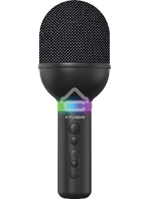 Микрофон беспроводной Hyundai H-MIC101 черный