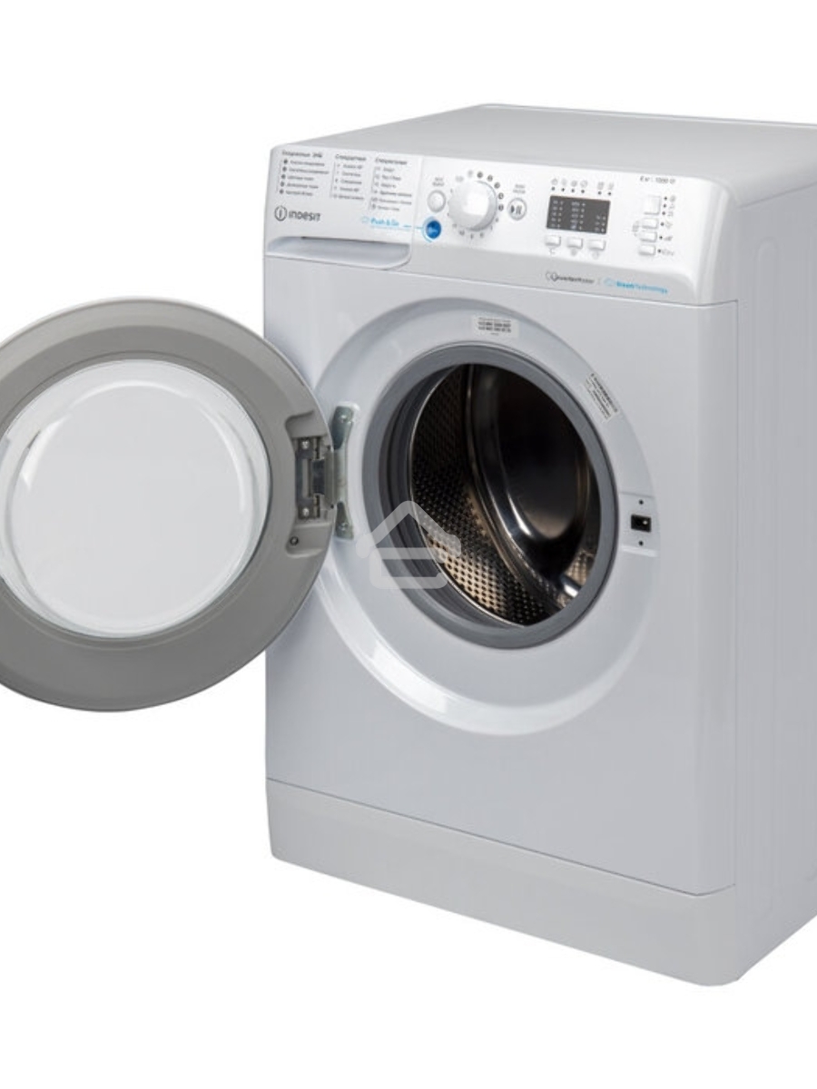 Стиральная машина Indesit BWSA 6109 WWV RU белый, загрузка фронтальная 6 кг, 1000 об/мин, класс: A