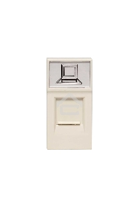 Розетка RJ45 EKF PROxima, категории 5e (ширина 1 модуль) E1MK015E-135-10