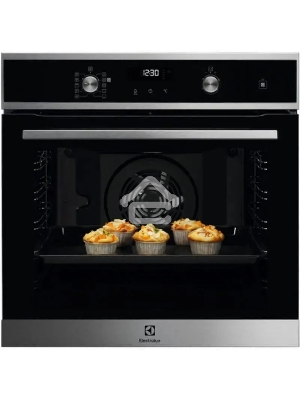 Духовой шкаф Электрический Electrolux EOD6P66X серебристый/черный