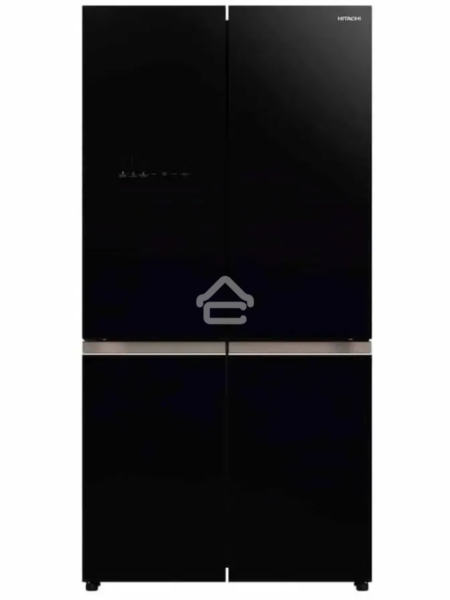 Холодильник Hitachi R-WB720PUC1 GCK черный трехкамерный 357/103л морозилка снизу, No Frost, Side by Side