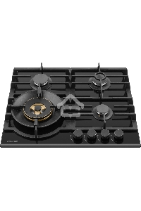 Газовая панель Weissgauff HGG 6441 BG Brass независимая, черный