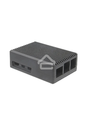 Компьютерный корпус Qumo RS050 Aluminum Case, Raspberry Pi 5B, Grey