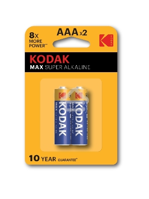 Батарейки Kodak LR03-2BL MAX SUPER Alkaline [K3A-2] (20/100/19800)