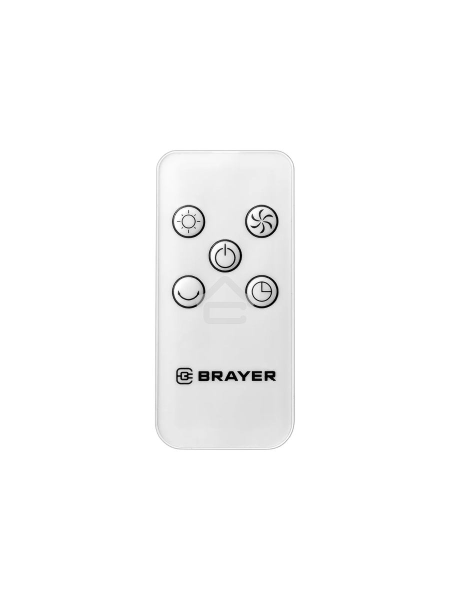 Колонный вентилятор BRAYER BR4957, эл..упр.,пульт ДУ,вращение,мощ-ть60Вт, LED дисплей, 3 скор.Таймер