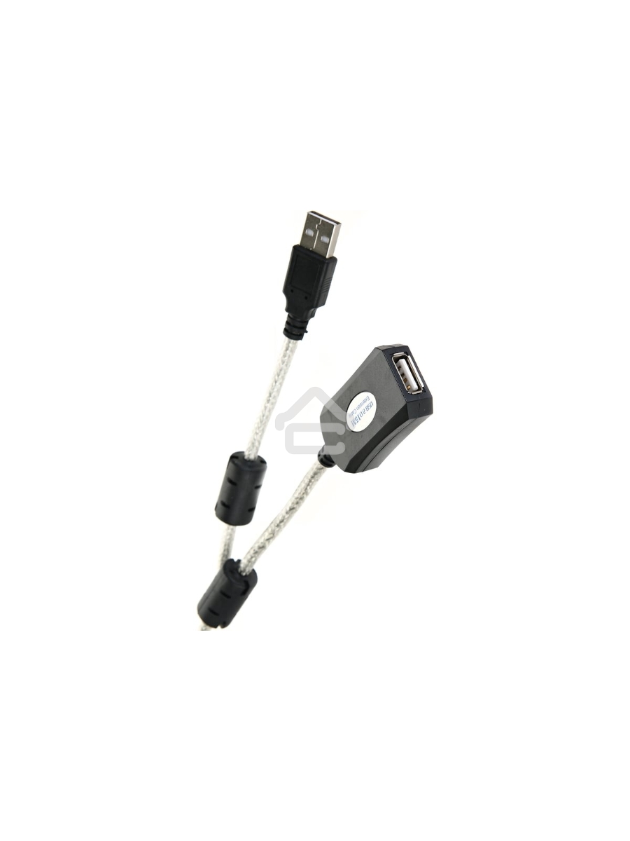 Кабель удлинитель Aopen активный ACU823-15M , USB2.0-repeater AM/AF 15м