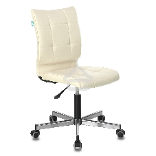 Кресло компьютерное Бюрократ CH-330M/BEIGE бежевый, искусственная кожа, крестовина металл, без подлокотников