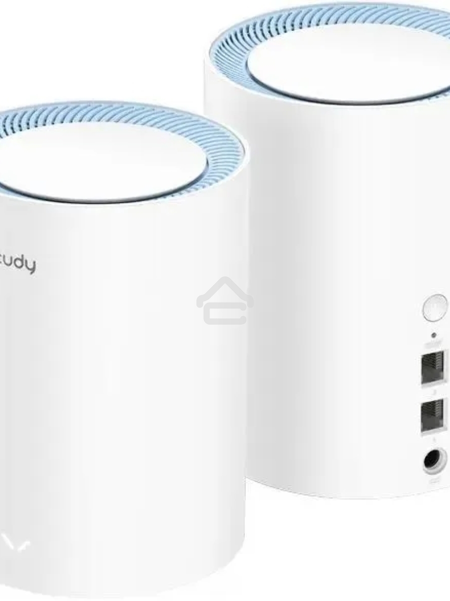 Бесшовный Mesh роутер Cudy M1200 (M1200 2-PACK) AC1200 Wi-Fi белый (упак.:2шт)