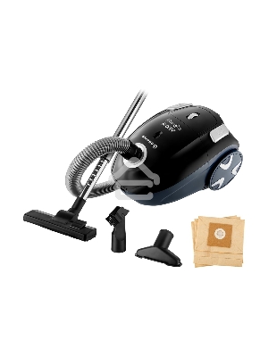 Мешковый пылесос BRAYER BR4225, 2000 Вт, 2.5 л, всасыв 350 Вт, черный
