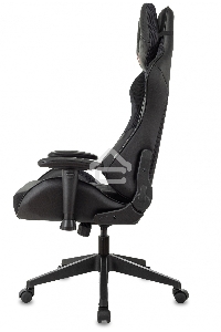 Кресло игровое Бюрократ VIKING 4 AERO BLACK EDITION черный искусст.кожа/ткань