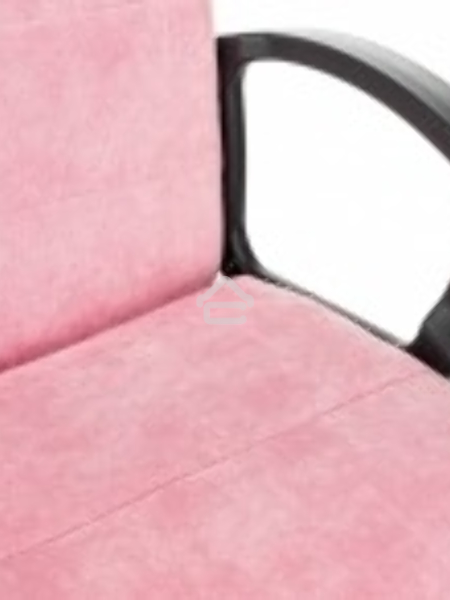Кресло офисное Бюрократ Triest Fabric розовый Velvet 36 крестов. металл черный