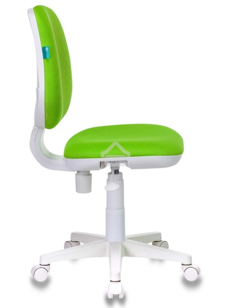 Кресло детское Бюрократ CH-W213/TW-18 TW-18 салатовый (пластик белый)