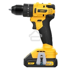 Дрель-шуруповерт аккумуляторная Deli DC150, 20В, 2 АКБ, Ударная, Сумка