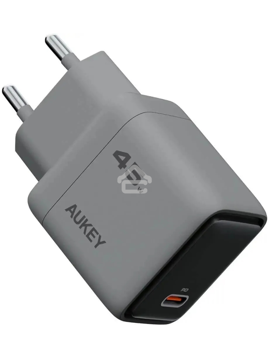 Сетевое зарядное устройство Aukey Comet 45W серый