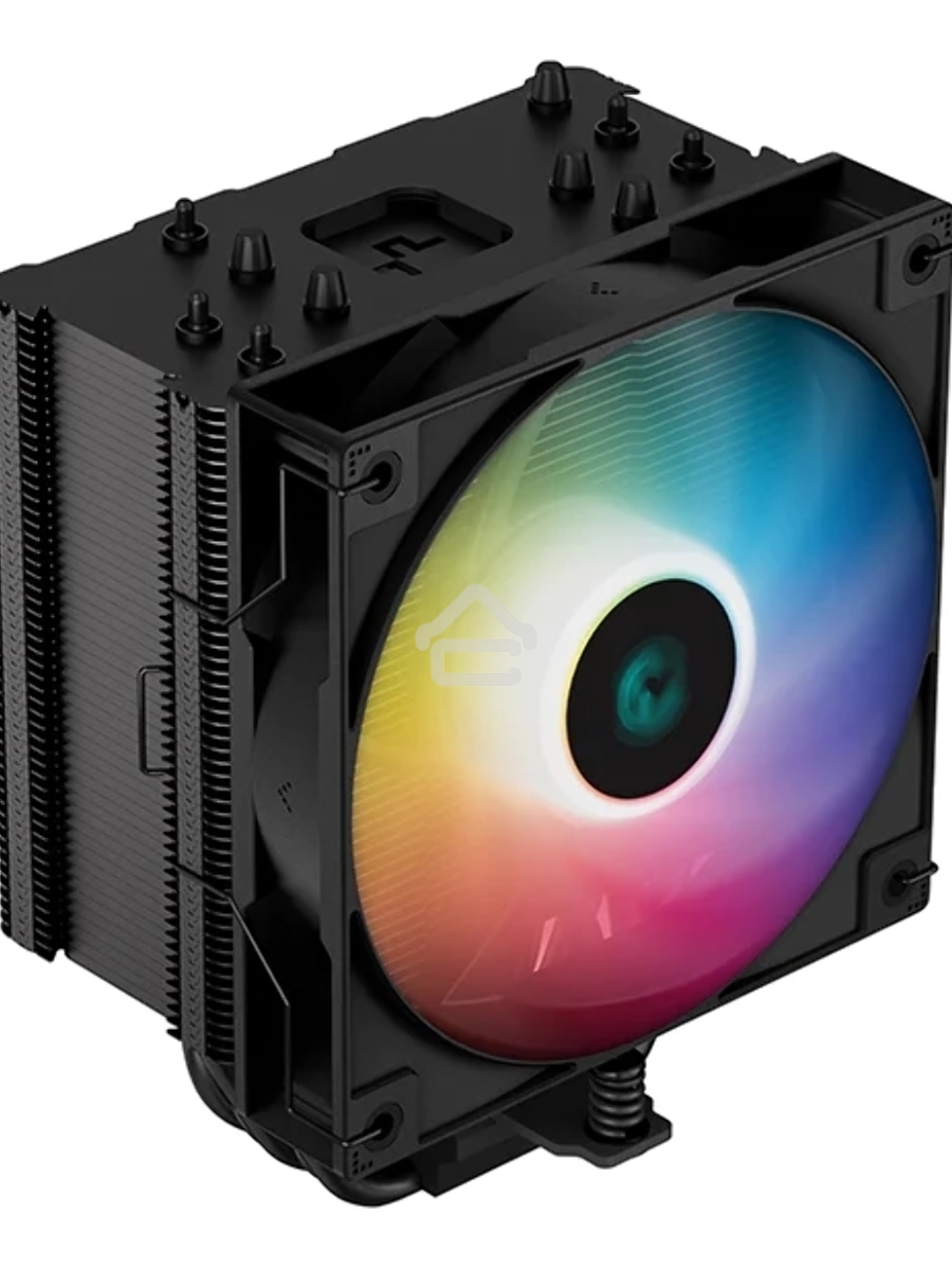 Кулер для процессора DEEPCOOL AG500 BK ARGB черный, 120 мм, алюминий/медь, 1850 об/мин, 29.4 дБ, 4 pin, 240 Вт, 155 мм